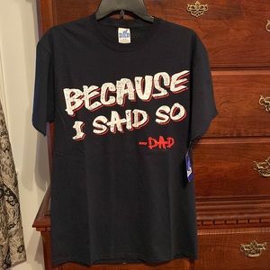 Dad #1 brand graphic tee shirt.